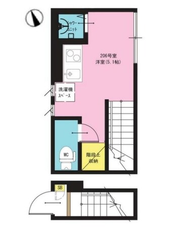 ブリリアント高円寺Ⅱの物件間取画像